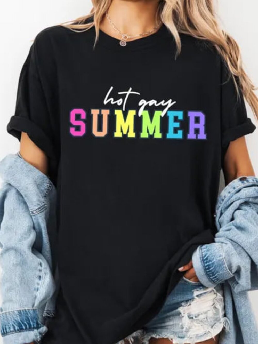 Hot Gay Summer Shirt, LGBTQ Pride Shirt, Pride Month Gift